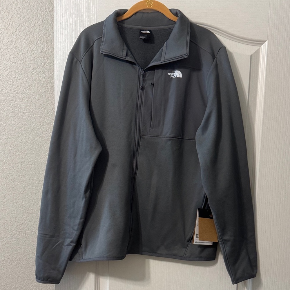 The North Face Men's Gray Lightweight Full-Zip Jacket L NWT